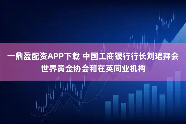 一鼎盈配资APP下载 中国工商银行行长刘珺拜会世界黄金协会和在英同业机构